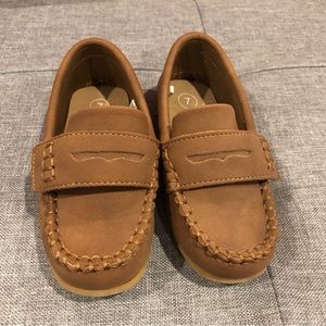 NWOT Cat & Jack Toddler Boys' Abbott Slip On, Faux-Suede Loafers,  Sz. 7